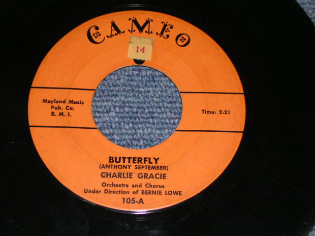 画像1: CHARLIE GRACIE - BUTTERFLY / 1957 US Original 7" Single
