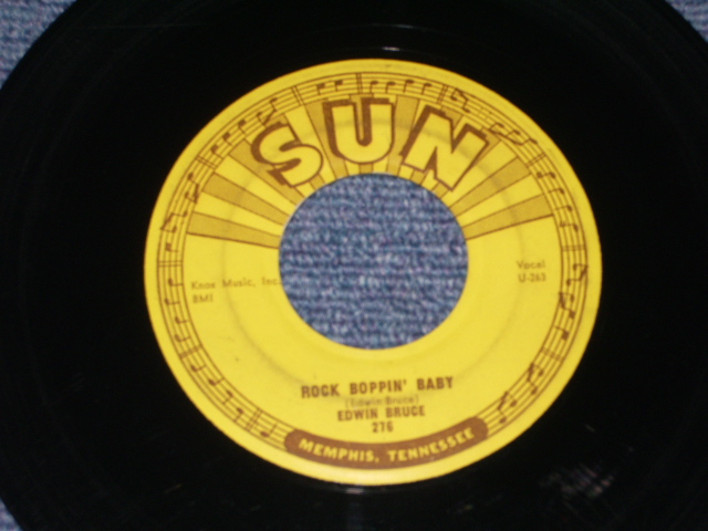 画像1: EDWIN BRUCE - ROCK BOPPIN' BABY / 1957 US ORIGINAL 7" SINGLE