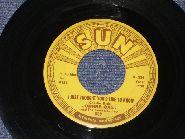 画像: JOHNNY CASH - IT'S JUST ABOUT TIME / 1958 US ORIGINAL 7" Single