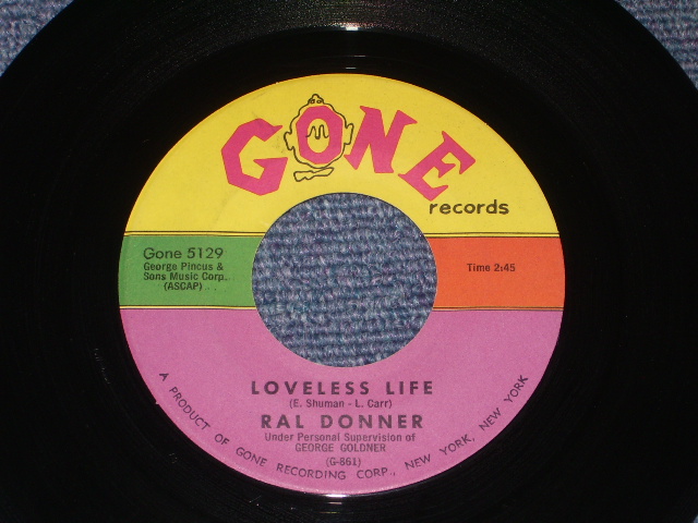 画像1: RAL DONNER - LOVERS LIFE / 1962 US ORIGINAL 7"SINGLE