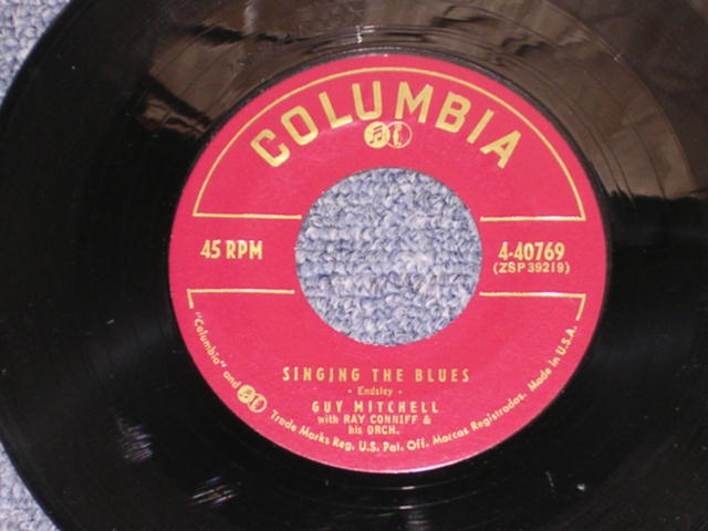画像: GUY MITCHELL - SINGING THE BLUES / 1956 US ORIGINAL 7" Single