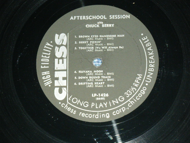 画像: CHUCK BERRY -  AFTER SCHOOL SESSION /  2009 EUROPE REISSUE 180 gram Heavy Weight Used LP  