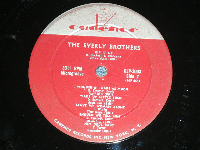 画像: The EVERLY BROTHERS - THE EVERLY BROTHERS (1st DEBUT ALBUM : Ex/VG+++) / 1958 US ORIGINAL MONO Used LP  