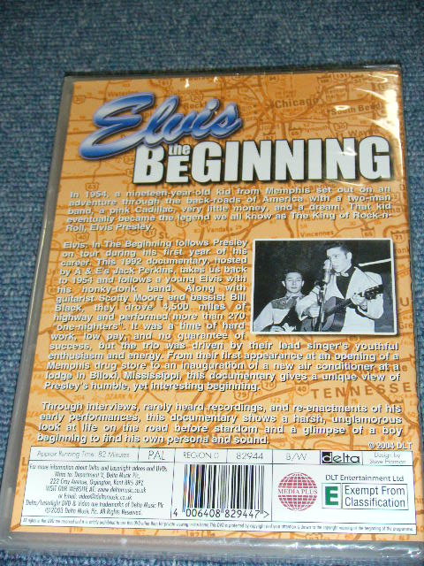 画像: ELVIS PRESLEY - THE BEGINNING  / 2003 UK ORIGINAL REGION 0 PAL SYSTEM Brand New SEALED  DVD 