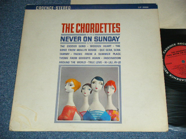 画像1: THE CHORDETTES - NEVER ON SUNDAY / 1962 US ORIGINAL MONO LP