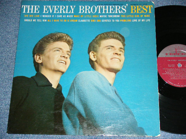画像1: The EVERLY BROTHERS - The EVERLY BROTHERS' BEST (1st Press "MAROON Label With METORONOME Logo" : Ex++,Ex+/VG+++) / 1959 US ORIGINAL MONO Used LP  