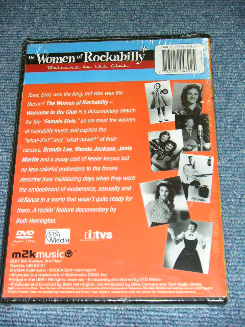 画像: VA OMNIBUS ( BRENDA LEE, WANDA JACKSON, JANIS MARTIN ) - WOMAN of ROCKABILLY : WELCOME TO THE CLUB  / USA PAL SYSTEM Brand New DVD 
