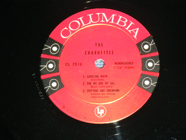 画像: THE CHORDETTES - THE CHOEDETTES ( 10" LP ) / 1955 US ORIGINAL MONO 10"LP