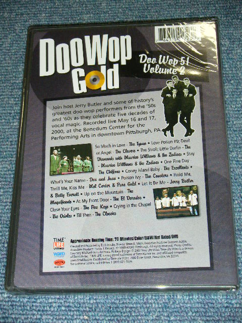 画像:  VA OMNIBUS - DOO WOP GOLD : DOO WOP 51 Volume 2 / 2002 US ORIGINAL Brand New SEALED DVD  ( PAL SYSTEM )   