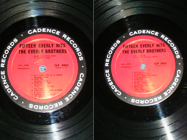 画像: THE EVERLY BROTHERS -  15 FIFTEEN EVERLY HITS / 1963 US ORIGINAL MONO Used LP  