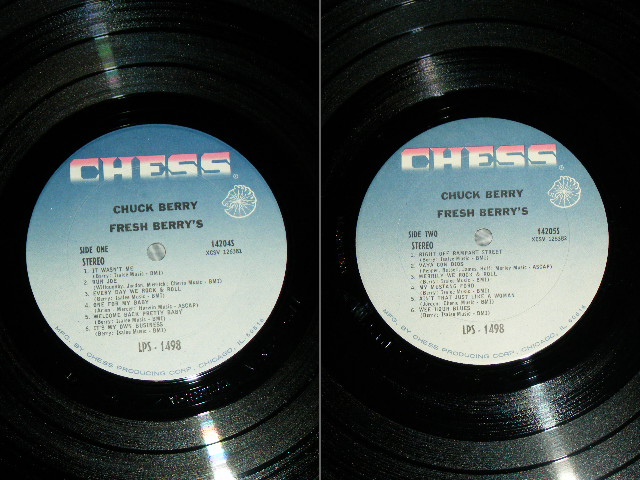 画像: CHUCK BERRY - FRESH BERRY'S ( Ex++/MINT-) / 1970's US ORIGINAL "SKY BLUE " Label Used STEREO  LP 