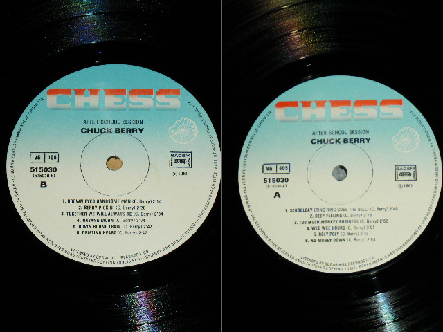 画像: CHUCK BERRY -  AFTER SCHOOL SESSION /  1981?? FRANCE REISSUE Used LP  