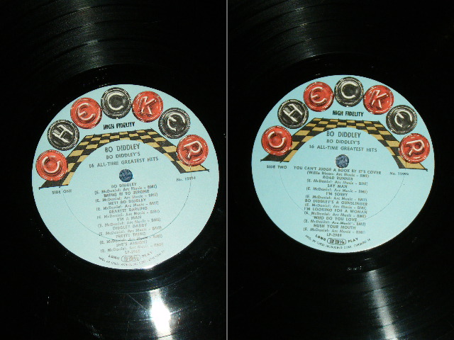画像: BO DIDDLEY - BO DIDDLEY'S 16 GREATEST HITS ( Ex++/Ex+++ ) / LATE 1960's US ORIGINAL 2nd Press Sky Blue Label Used MONO LP 