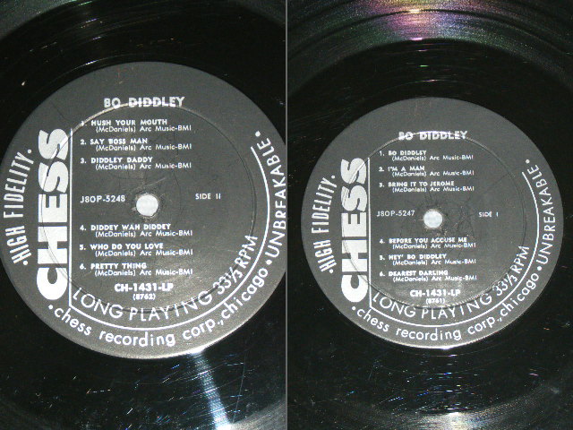 画像: BO DIDDLEY - BO DIDDLEY ( DEBUT Album :  Ex/Ex+ ) / 1958 US ORIGINAL MONO Used LP  