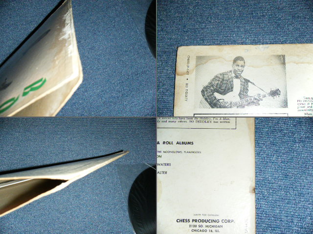 画像: BO DIDDLEY - BO DIDDLEY ( DEBUT Album :  VG/VG++ ) / 1958 US ORIGINAL MONO Used LP  