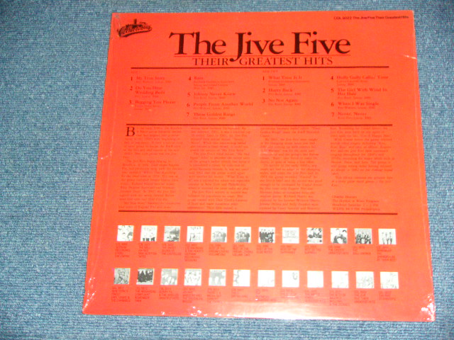 画像: THE JIVE FIVE - THEIR GREATEST HITS  / 1980's US ORIGINAL Used  LP  