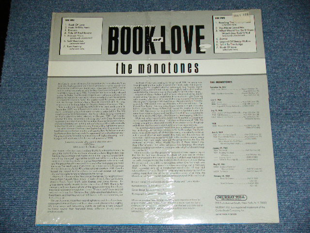 画像: THE MONOTONES - THE BEST OF : WHO WROTE THE BOOK OF LOVE   / 1980's US ORIGINAL Used  LP  