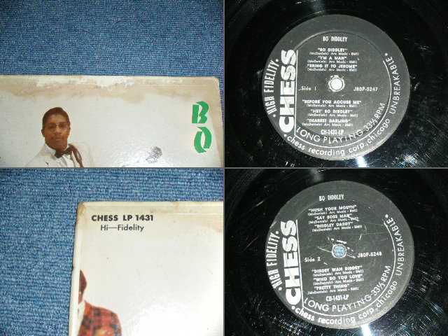 画像: BO DIDDLEY - BO DIDDLEY ( DEBUT Album :  VG/VG++ ) / 1958 US ORIGINAL MONO Used LP  