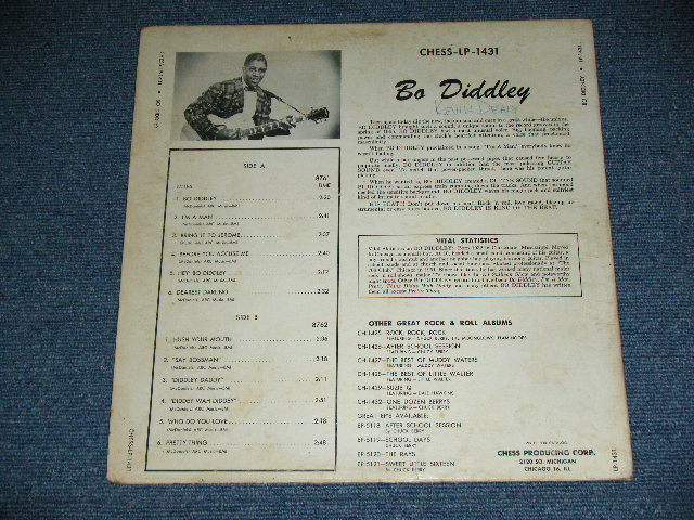 画像: BO DIDDLEY - BO DIDDLEY ( DEBUT Album :  Ex-/Ex+ ) / 1958 US ORIGINAL MONO Used LP  