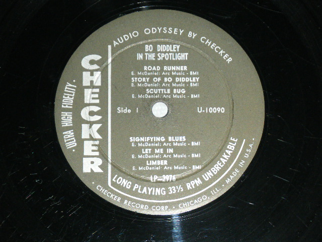 画像: BO DIDDLEY - IN THE SPOTLIGHT (  Ex/Ex : B-1 / SCRATCHE / JUMP ) / 1960 US ORIGINAL MONO Used LP  