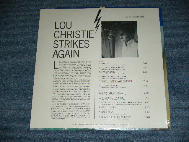 画像: LOU CHRISTIE - STRIKES AGAIN / 1966 US ORIGINAL MONO Brand New SEALED LP
