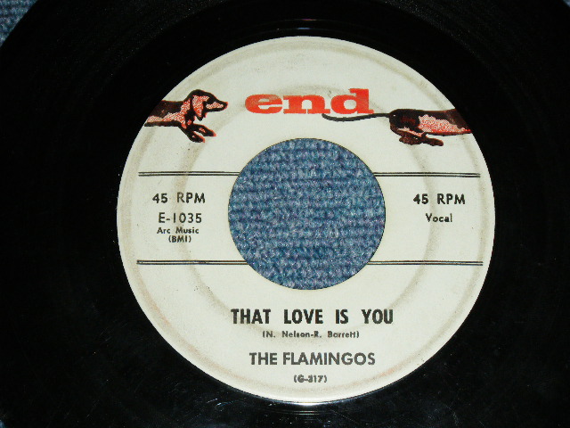 画像: THE FLAMINGOS - LOVERS NEVER SAY GOODBYE　/ 1958 US ORIGINAL 7" inch SINGLE 