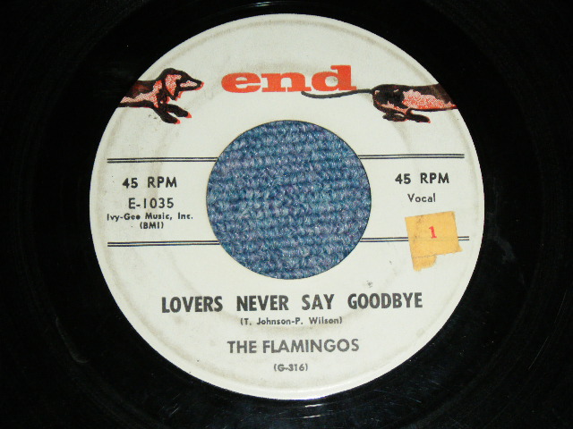 画像1: THE FLAMINGOS - LOVERS NEVER SAY GOODBYE　/ 1958 US ORIGINAL 7" inch SINGLE 
