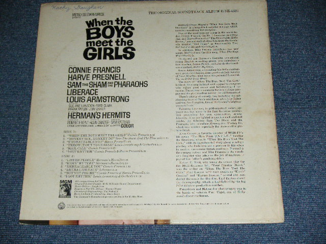 画像: CONNIE FRANCIS + Others ost - WHEN THE BOYS MEET THE GIRLS  / 1965 US ORIGINAL MONO Used LP 