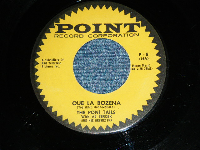 画像: THE PONI-TAILS - YOUR WILD HEART ( Ex++/Ex++ )  / 1957 US ORIGINAL Used 7" Single  