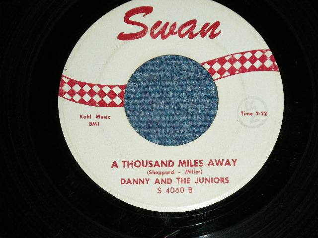 画像: DANNY and The JUNIORS -  TWISTIN' U.S.A./A THOUSAND MILES AWAY  ( Ex++/Ex++ )   / 1960 US ORIGINAL Used 7" Single  