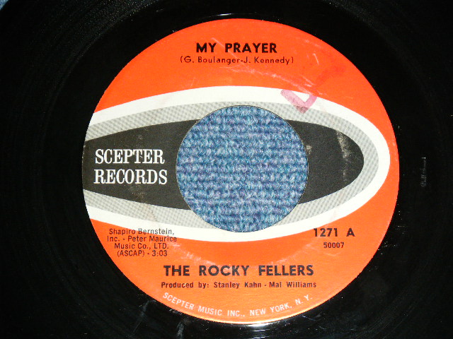 画像1: THE ROCKY FELLERS - MY PRAYER  / 1964 US ORIGINAL Used 7" Single  