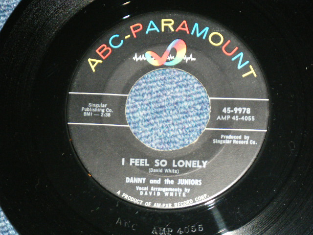 画像: DANNY and The JUNIORS - SASSY FRAN (Ex+++/Ex+++ )   / 1958 US ORIGINAL Used 7" Single  With COMPANY SLEEVE 