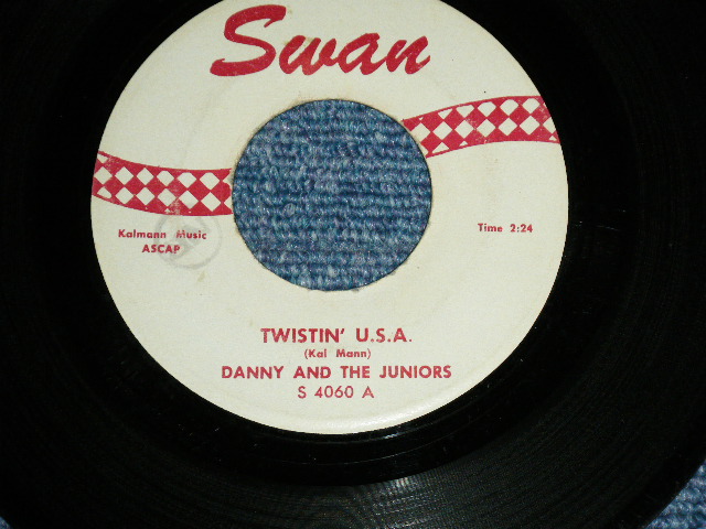 画像1: DANNY and The JUNIORS -  TWISTIN' U.S.A./A THOUSAND MILES AWAY  ( Ex++/Ex++ )   / 1960 US ORIGINAL Used 7" Single  