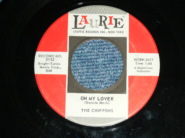 画像: THE CHIFFONS -HE'S SO FINE ( Ex/Ex )  / 1963 US AMERICA ORIGINAL Used 7" SINGLE  
