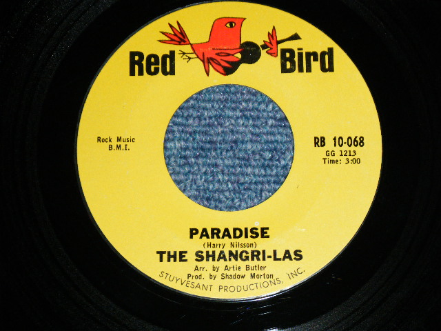 画像: THE SHANGRI-LAS - PAST, PRESENT AND FUTURE / PARADISE  ( MINT-/MINT- )  / 1966 US ORIGINAL Used 7" Single  