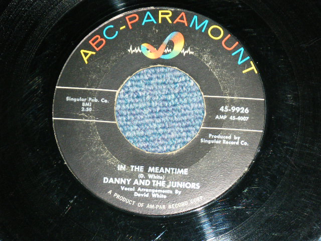 画像: DANNY and The JUNIORS - DOTTI  ( Ex/Ex )   / 1958 US ORIGINAL Used 7" Single  With COMPANY SLEEVE 