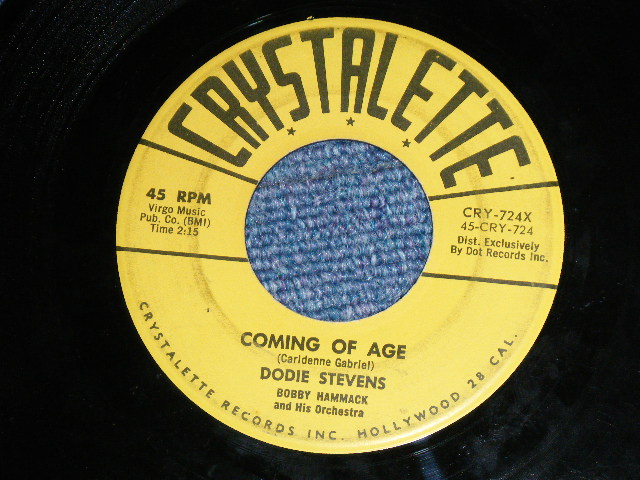 画像: DODIE STEVENS - PINK SHOE LACES / 1959 US ORIGINAL Used 7" inch Single 