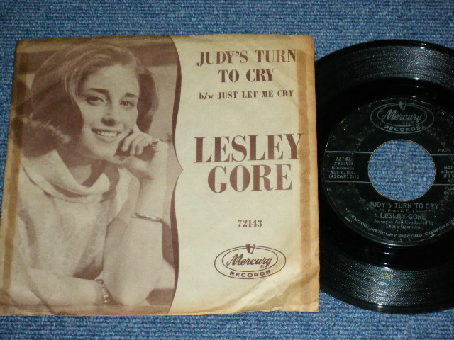 画像1: LESLEY GORE  - JUDY'S TURN TO CRY / 1963 US ORIGINAL  Used 7" inch Single  With PICTURE SLEEVE 