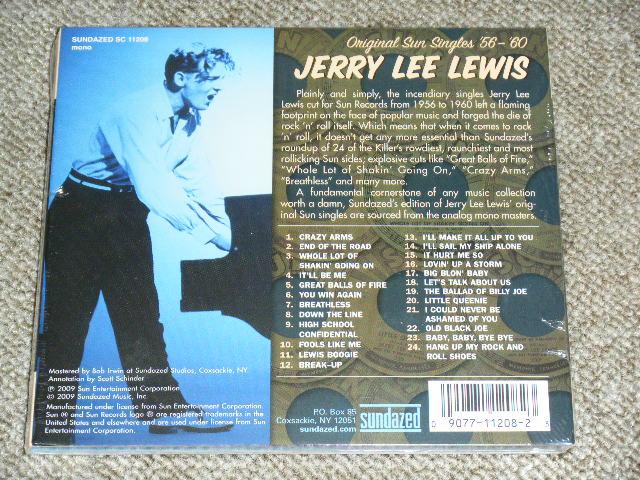 画像: JERRY LEE LEWIS - ORIGINAL SUN SINGLES '56-'60  / 2009 US ORIGINAL Brand New SEALED CD