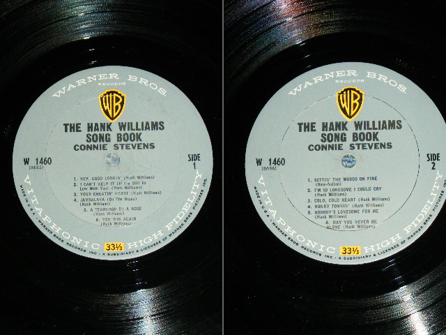 画像: CONNIE STEVENS - THE HANK WILLIAMS SONG BOOK ( Ex++/Ex++ ) / 1962 US ORIGINAL MONO LP  