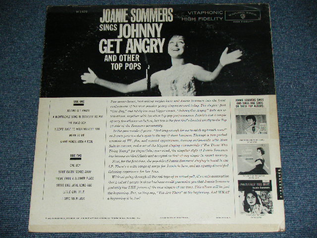 画像: JOANIE SOMMERS - JOHNNY GET ANGRY ( Ex+,Ex/Ex+ )  / 1963 US ORIGINAL White Label PROMO MONO Used LP  