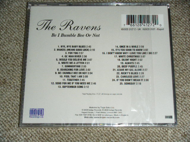 画像: THE RAVENS - BE I BUMBLE BEE OR NOT  / 2000 UK ORIGINAL Brand New SEALED CD  
