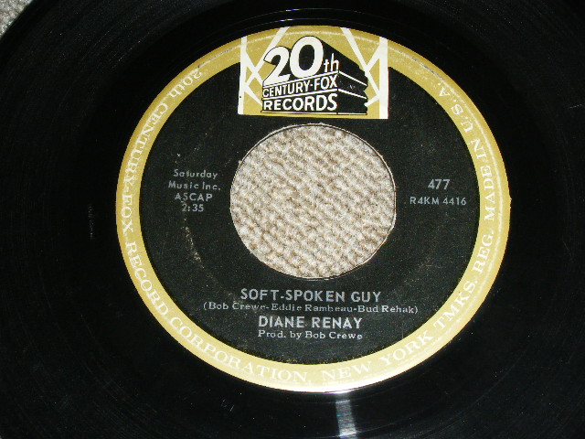 画像: DIANE RENAY - KISS ME SAILOR / SOFT-SPOKEN GUY ( VG++/VG++ )   / 1964 US ORIGINAL Used 7" Single  