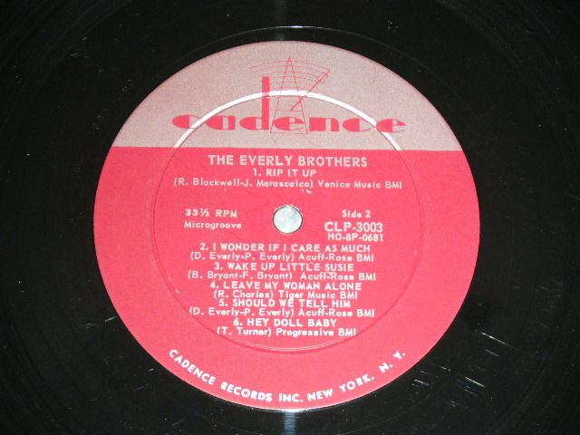 画像: The EVERLY BROTHERS - The EVERLY BROTHERS (1st DEBUT ALBUM : Ex-/Ex++) / 1958 US ORIGINAL MONO Used LP  