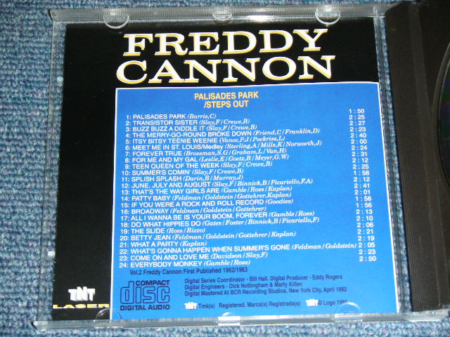 画像: FREDDY CANNON - VOLUME 2 ( PALISADES PARK + STEPS ) / 1991 US ORIGINAL Used CD 
