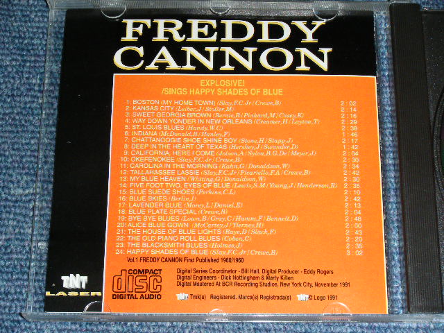 画像: FREDDY CANNON - VOLUME 1 (EXPROSIVE + SINGS HAPPY SHADES OF BLUE  ) / 1991 US ORIGINAL Used CD 