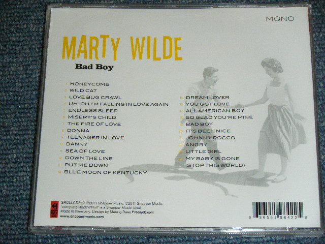 画像: MARTY WILDE - BAD BOY / 2011 GERMAN ORIGINAL Brand New CD