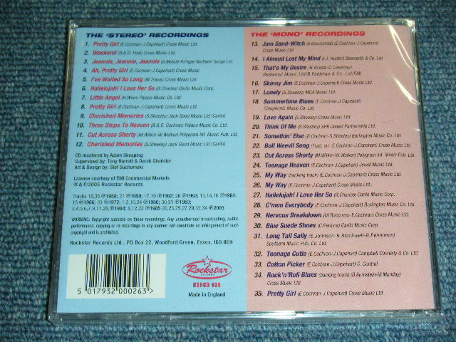 画像: EDDIE COCHRAN - PORTRAIT OF A LEGEND  / 2005 UK ORIGINAL Brand New SEALED CD  