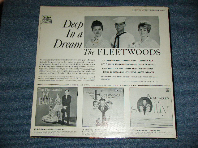 画像: THE FLEETWOODS - DEEP IN A DREAM ( Ex+/Ex+++ ) / 1961 US ORIGINAL "LIGHT BLUE" Label MONO Used LP 