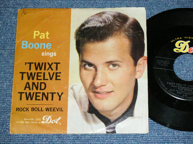 画像1: PAT BOONE -  'TWIXT TWELVE AND TWENTY / 1959 US AMERICA ORIGINALIE Used 7" inch Single  With PICTURE SLEEVE 
